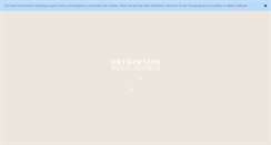 Desktop Screenshot of orthopaedie-werne.de
