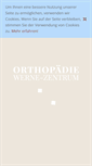 Mobile Screenshot of orthopaedie-werne.de